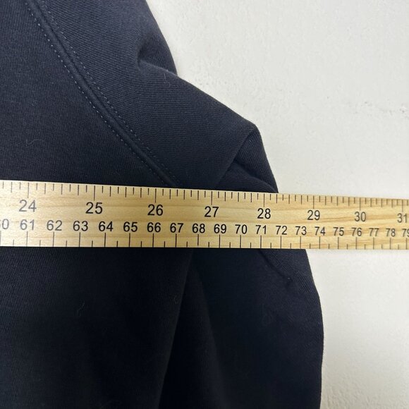 Y2K CSG Black Heavyweight Minimal Hoodie Men 3XL Casual Gymwear Tall Sweater - Picture 7 of 12